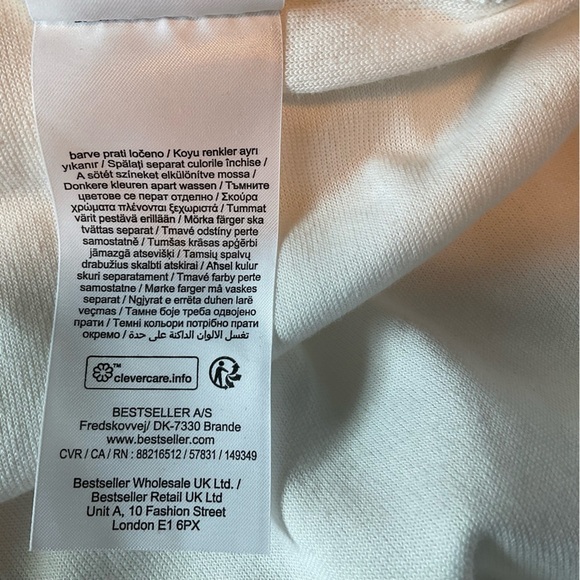 Cream White Valour Shirt Dress, L - Picture 6 of 7